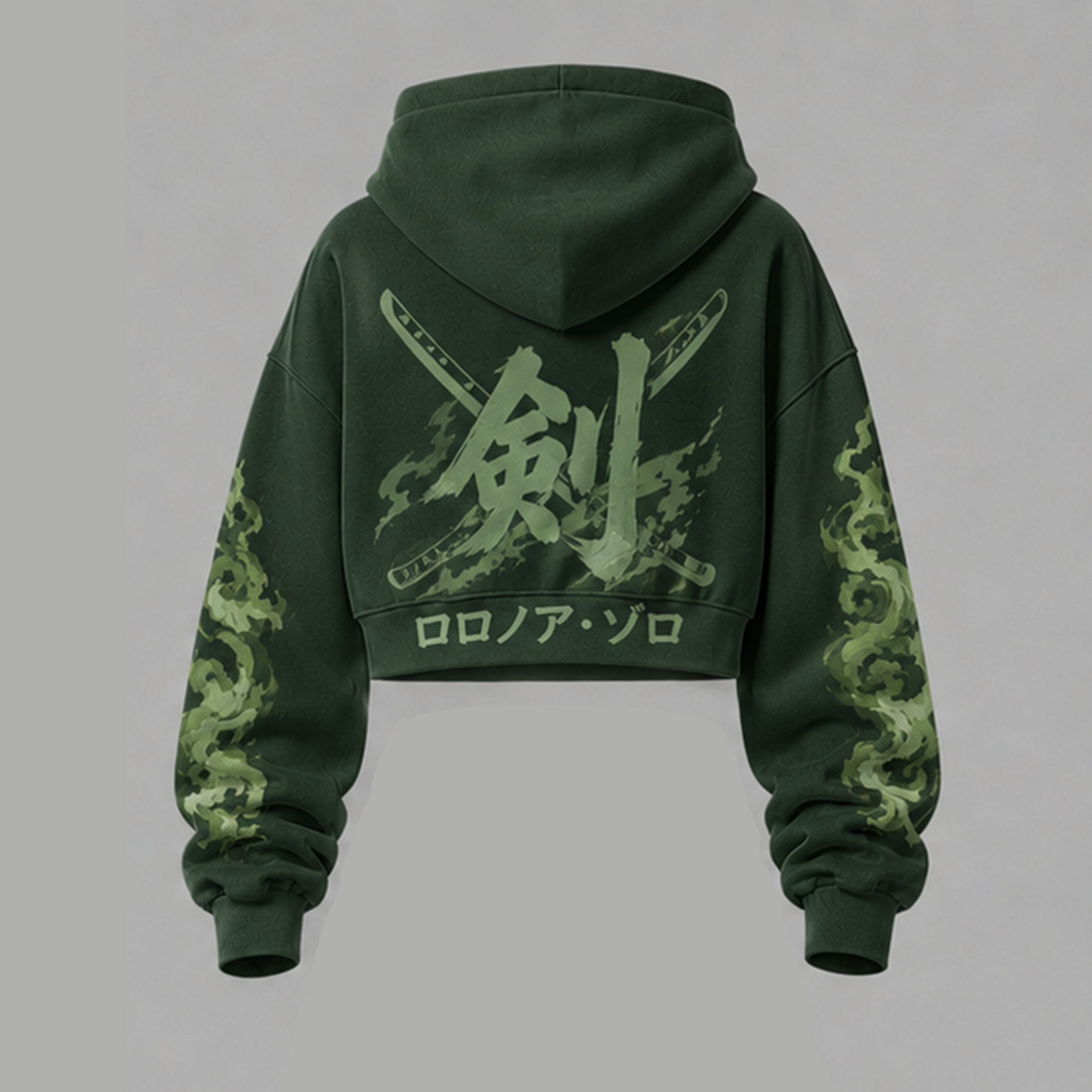 One Piece Cropped Long Sleeve Hoodie & High Waist Jogger Pants Two Piece TeeThreads Sustain the Scene with Custom Apparel