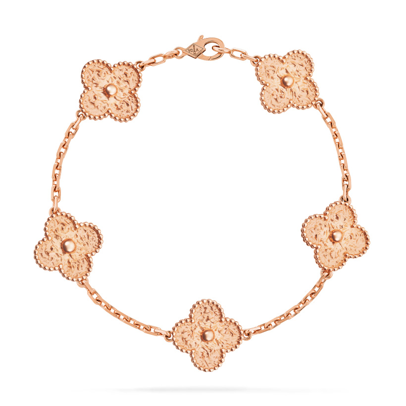 Replicate Vintage Alhambra bracelet, 5 motifs(1:1 replica) - Original Replica Club