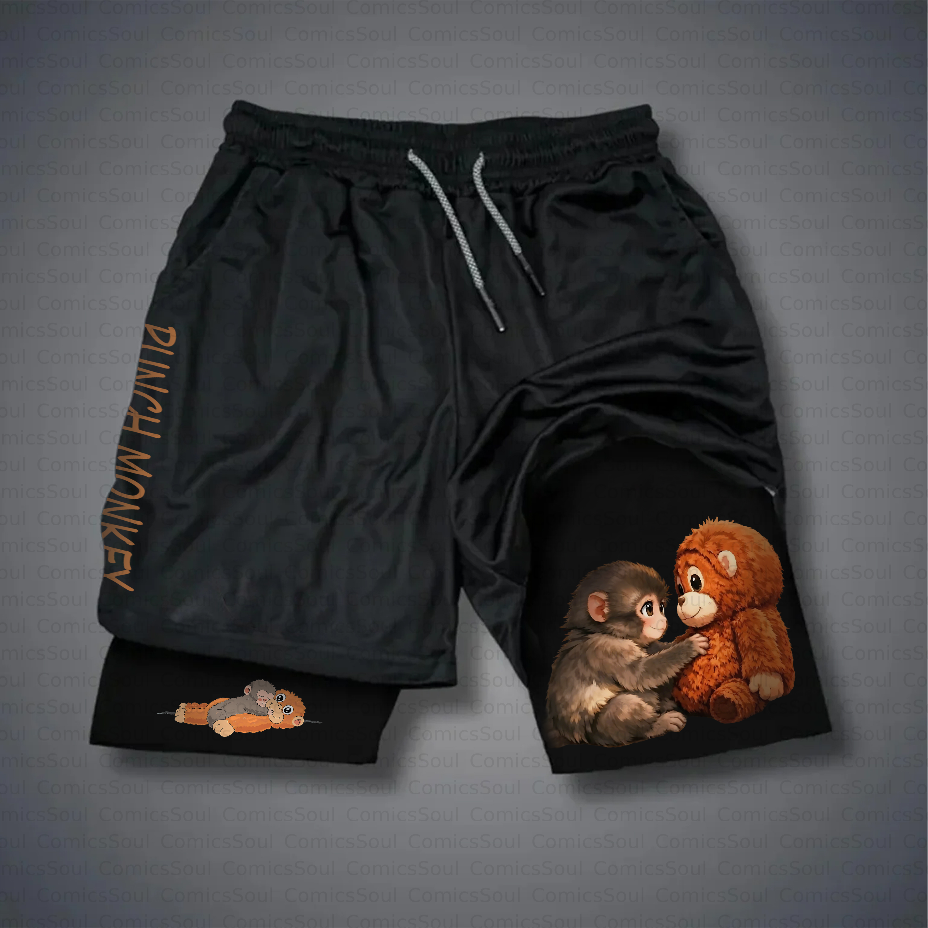 Unisex Casual Anime Style Shorts
