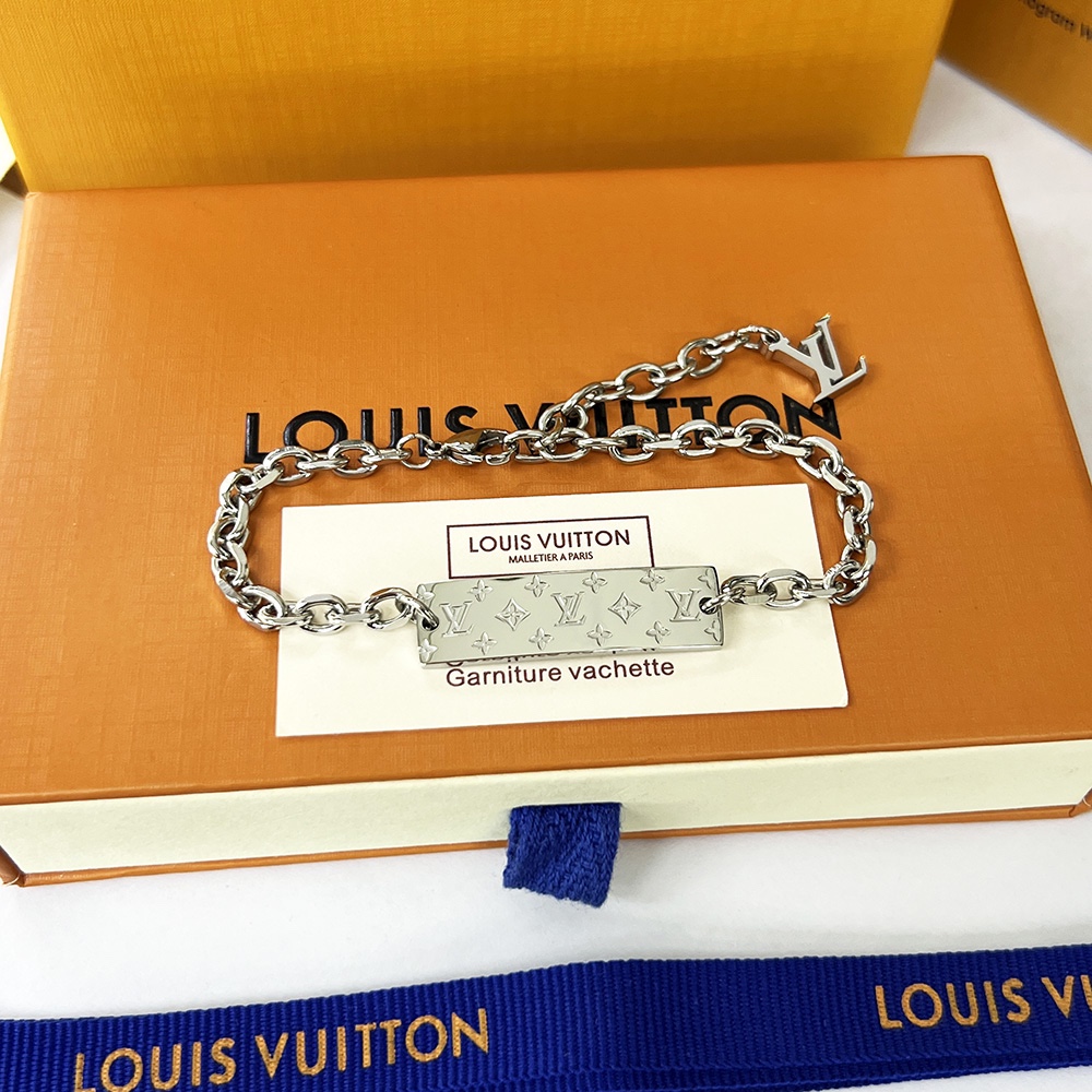Louis Vuitton Unisex Couple Monogram Bold Bracelet - Original Replica Club
