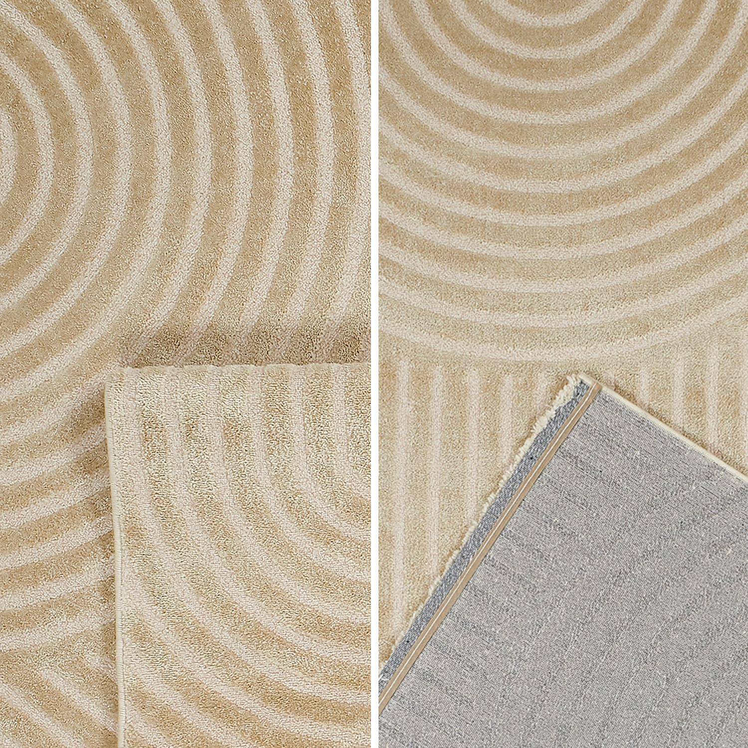 Brad - Alfombra interior motivo arcos beige