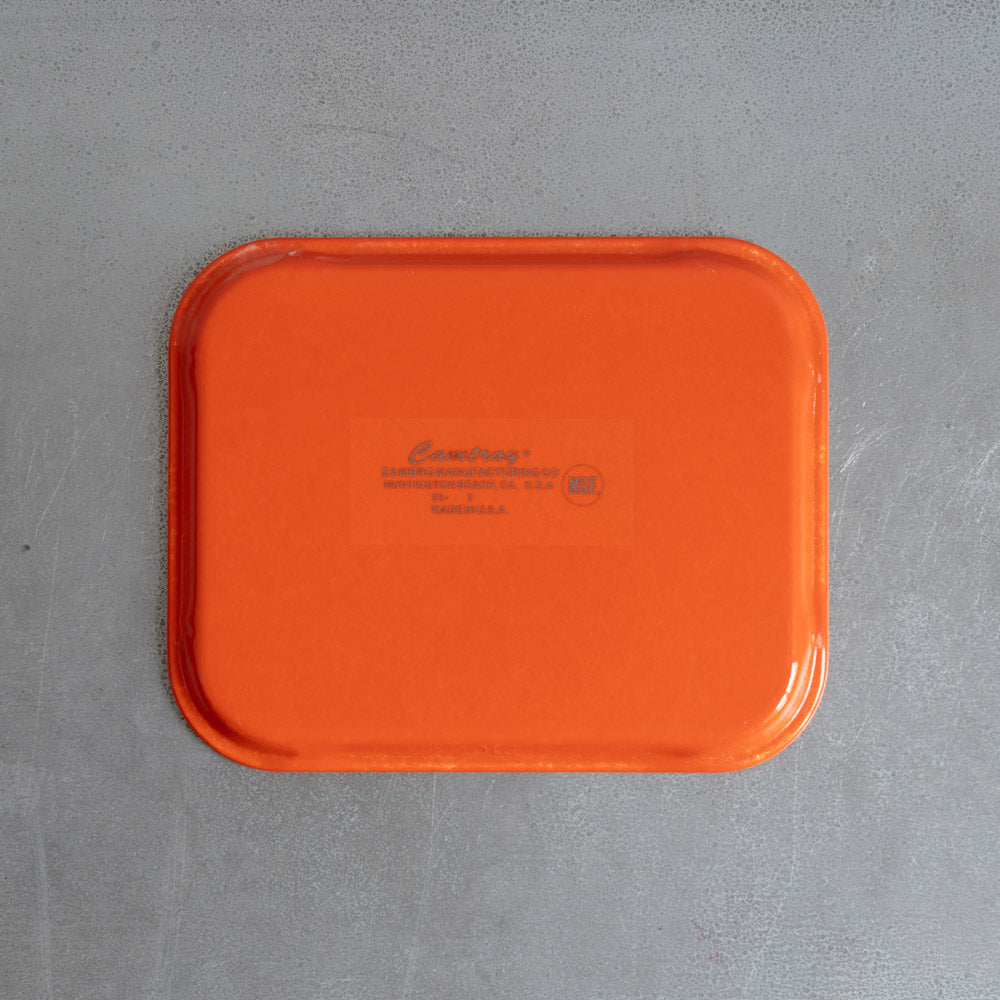 Plateau en fibre de verre - Orange Citrus