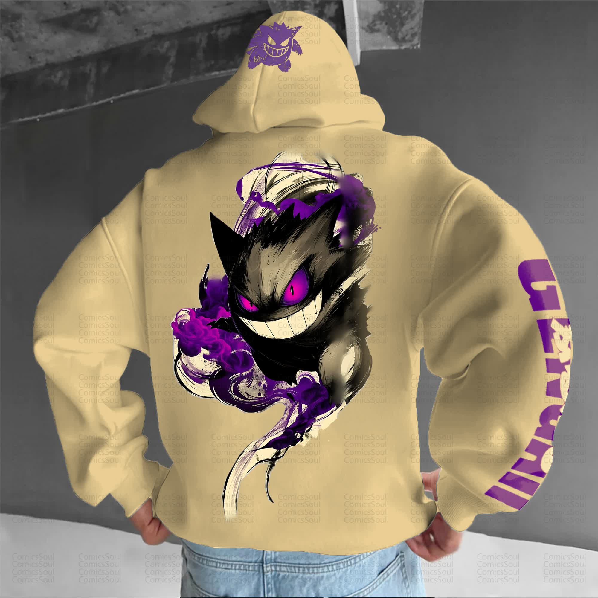 Unisex “Comicssoul” Anime Graphic Streetwear Vintage Hoodie
