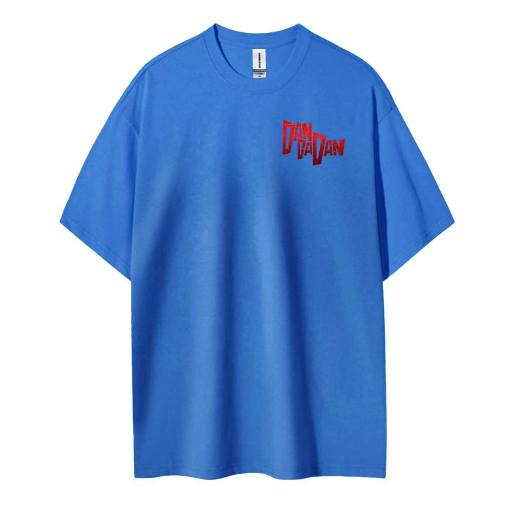 DANDADAN Cotton Unisex Round Neck Anime T-shirt TeeThreads Sustain the Scene with Custom Apparel