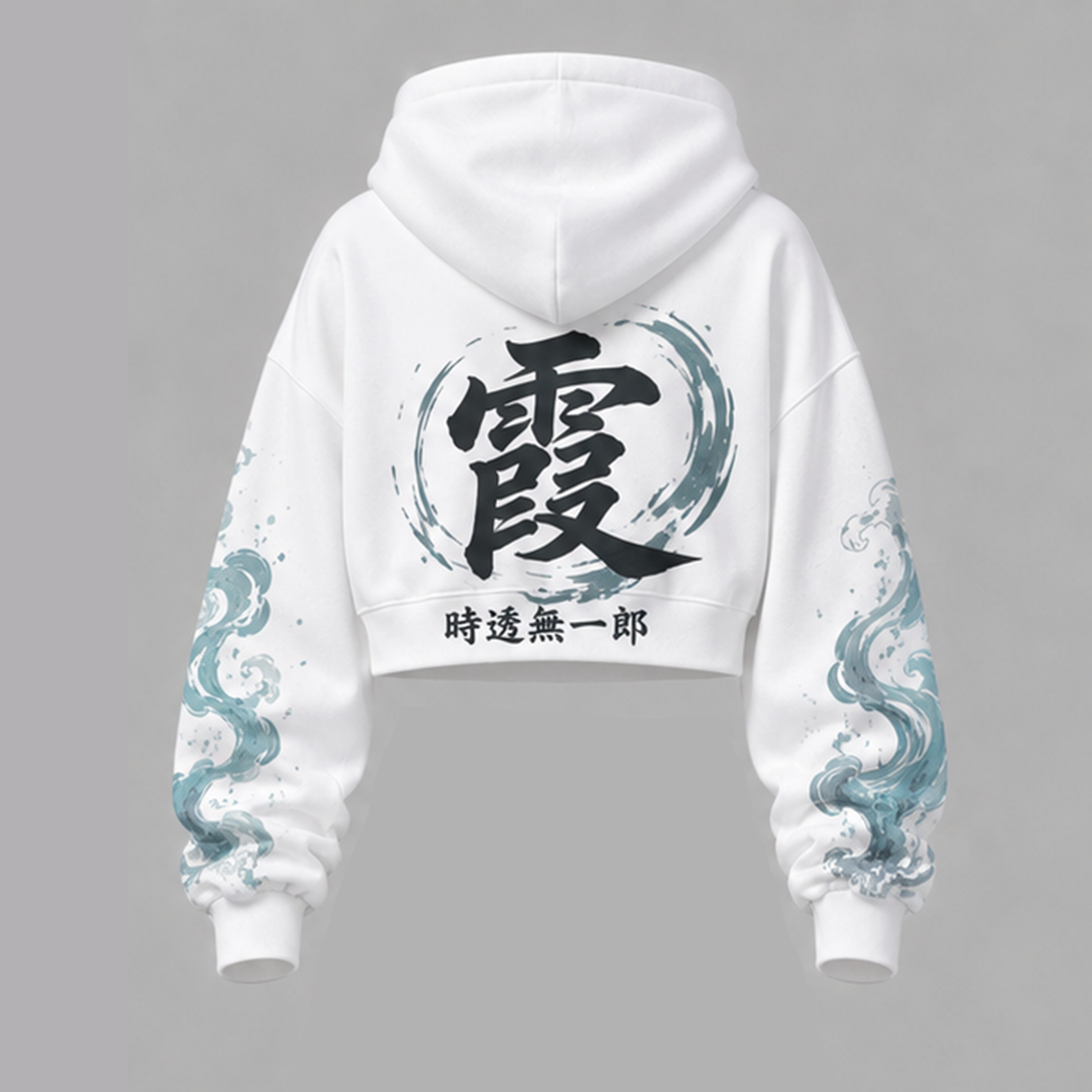 Demon Slayer Cropped Long Sleeve Hoodie & High Waist Jogger Pants Two Piece TeeThreads Sustain the Scene with Custom Apparel