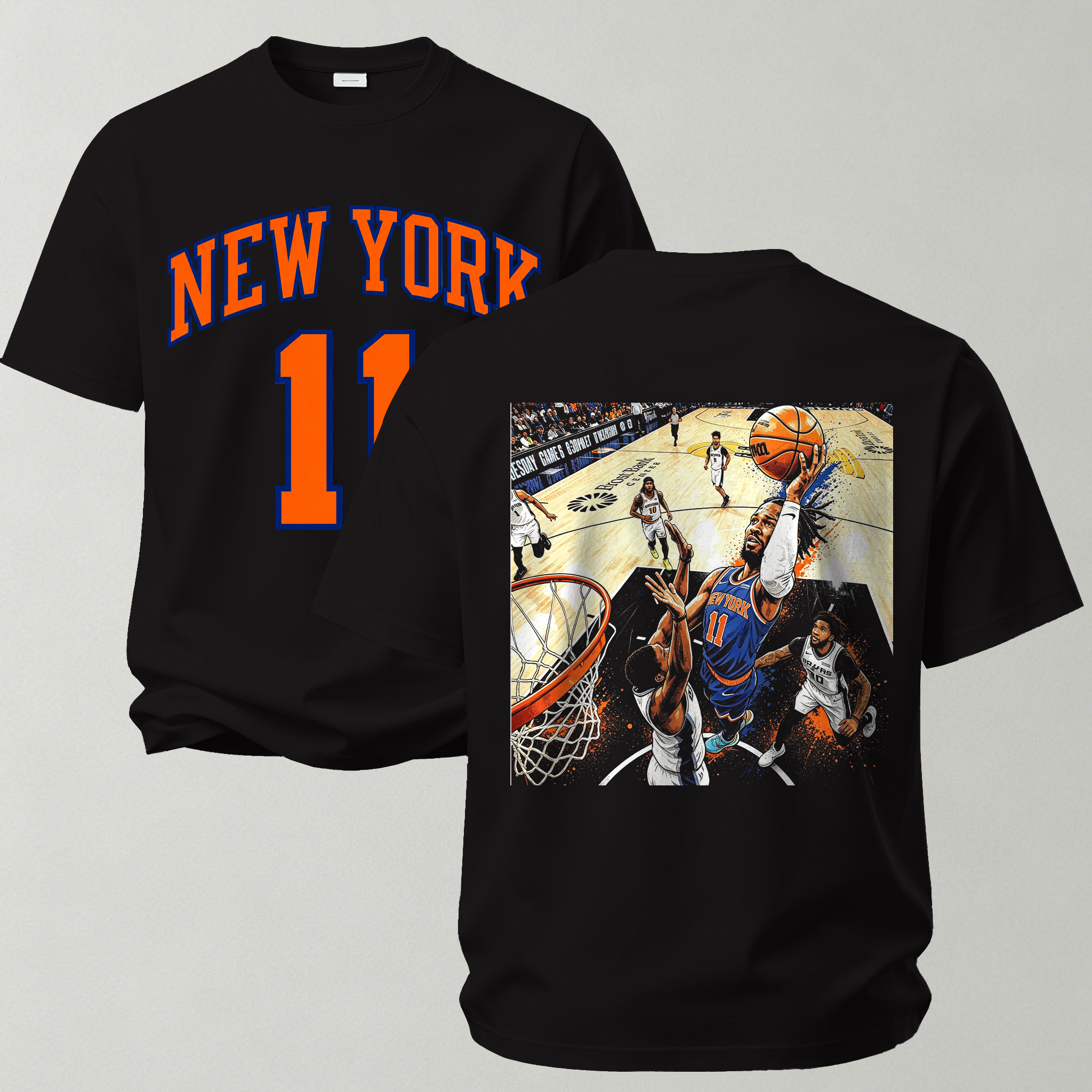 Championship Match Day No.11 Player Duel Printed Unisex Oversized T-shirt