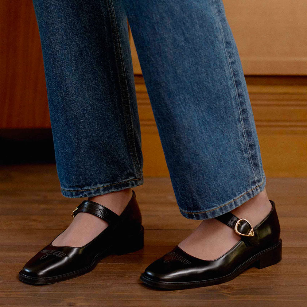 Socque - Ballerines Dolly - Noir