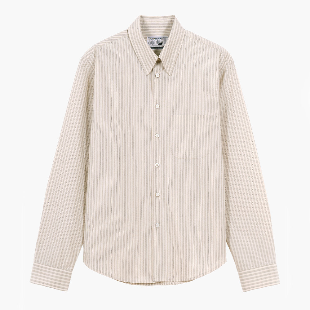 Museum Garments - Chemise Corporate - Vanille & Gris