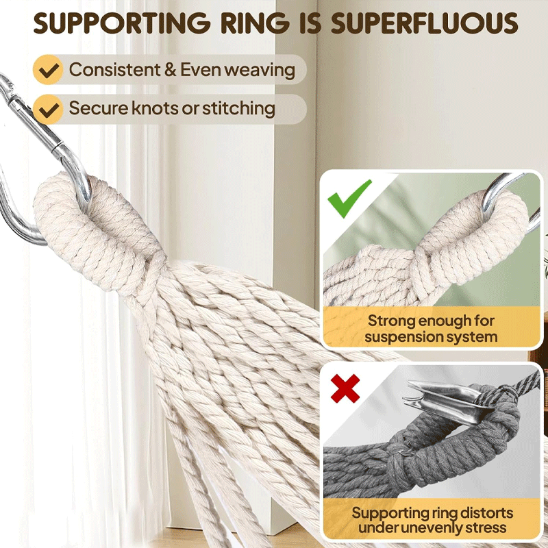 Canvas Hammock Portable Ultralight Outdoor Camping Hiking 65% Cotton 35% Polyester Canvas Hammock
