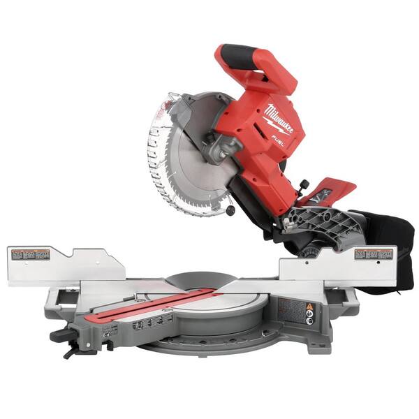 M18 FUEL 18V Lithium-Ion Brushless Cordless 10 in. Dual Bevel Sliding Compound Miter Saw with Stand (Tool-Only) - Image 9