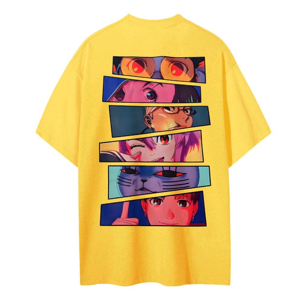 DANDADAN Cotton Unisex Round Neck Anime T-shirt TeeThreads Sustain the Scene with Custom Apparel