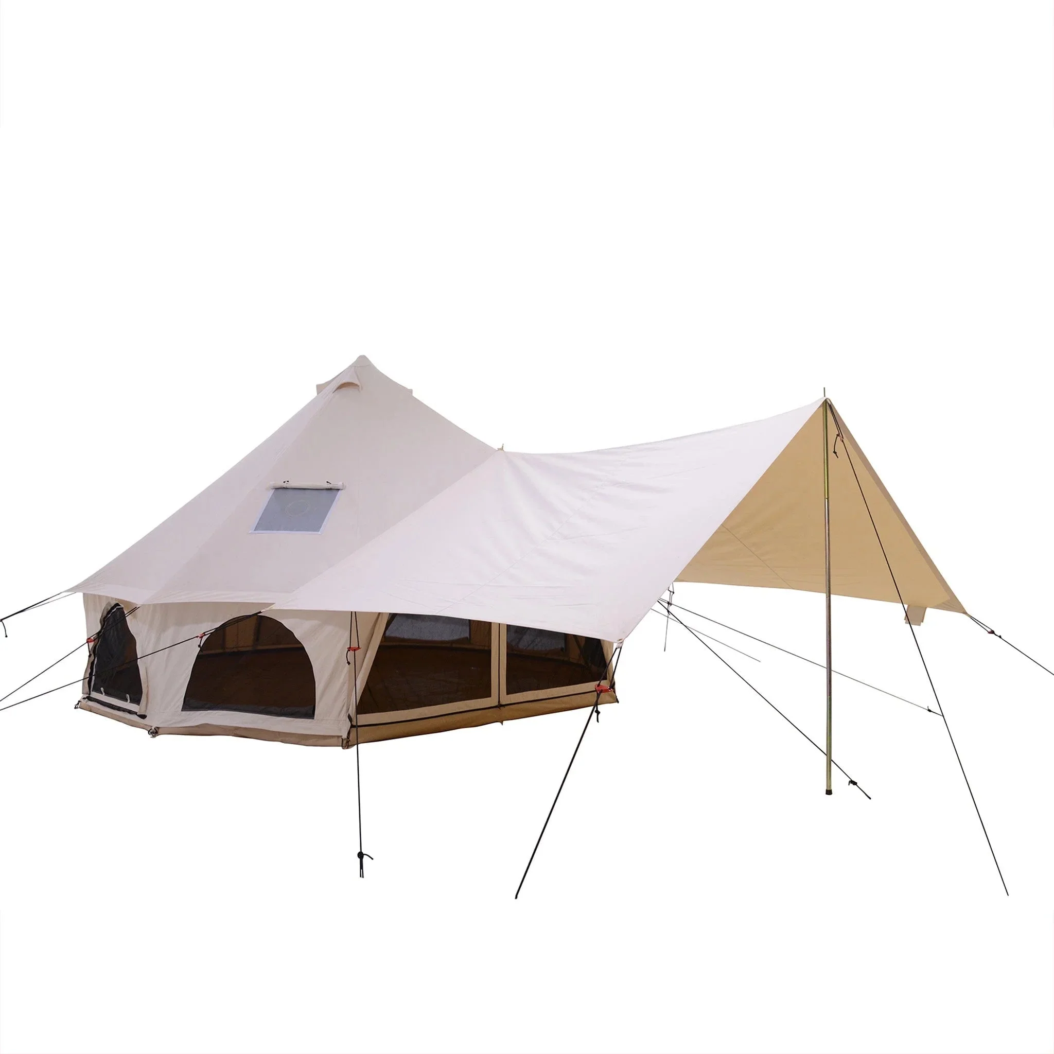 White Duck Outdoors Regatta Bell Tent Awning, Desert Red, 10 ft - Complete Canopy With Poles - Image 14 White Duck Outdoors Regatta Bell Tent Awning, Desert Red, 10 ft - Complete Canopy With Poles - Image 14
