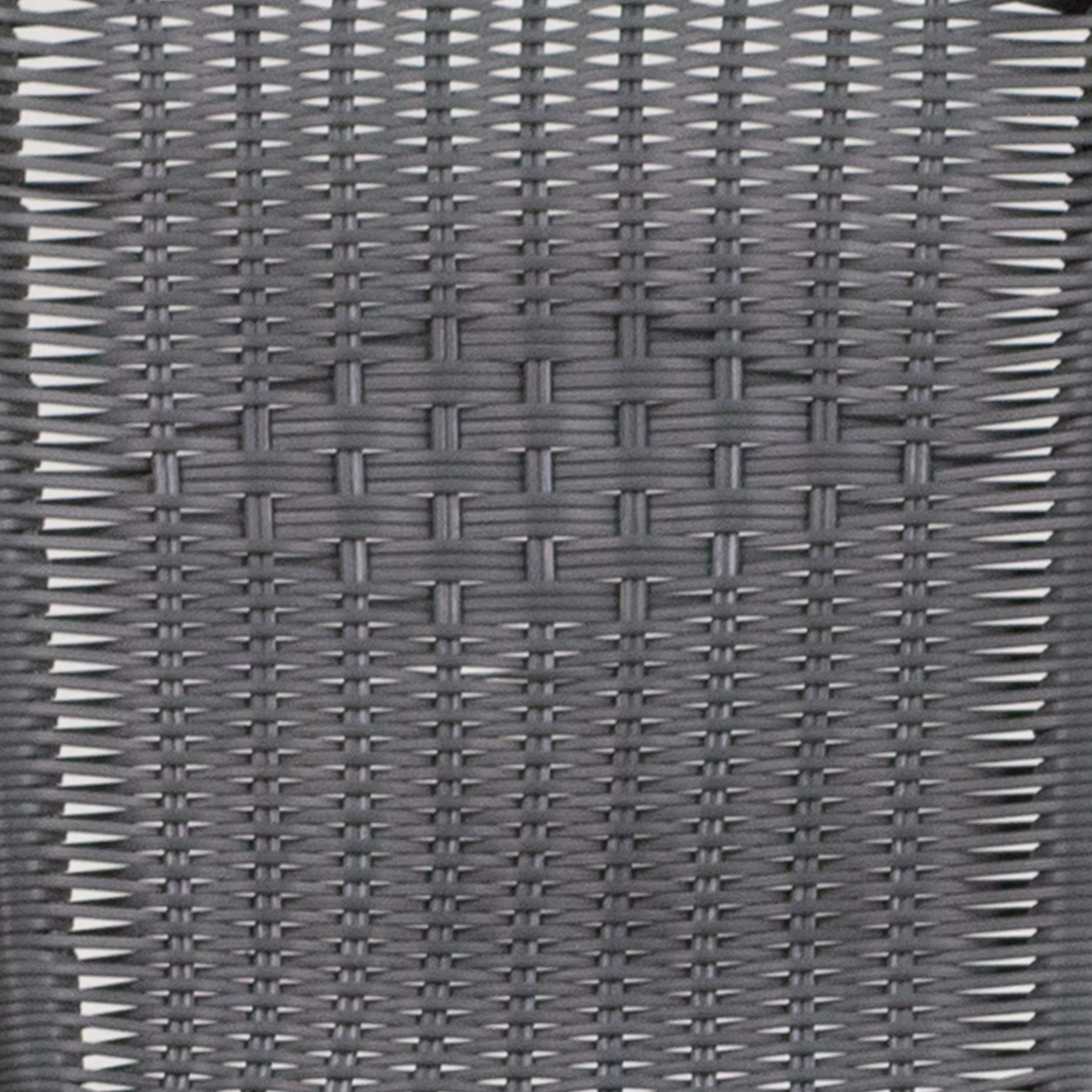 Emma + Oliver Indoor/Outdoor Stacking Rattan Restaurant Patio Chairs, Set of 2, Gray - Image 14