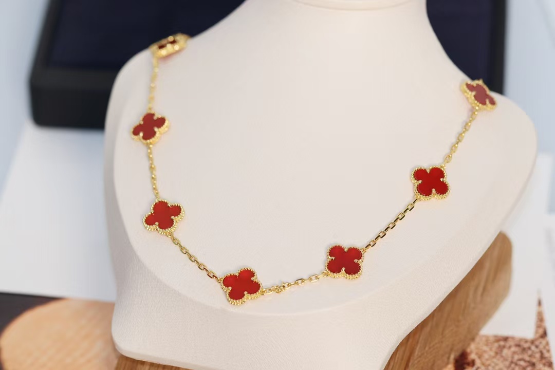 VCA Vintage Alhambra Necklace, 10 Motifs - Original Replica Club