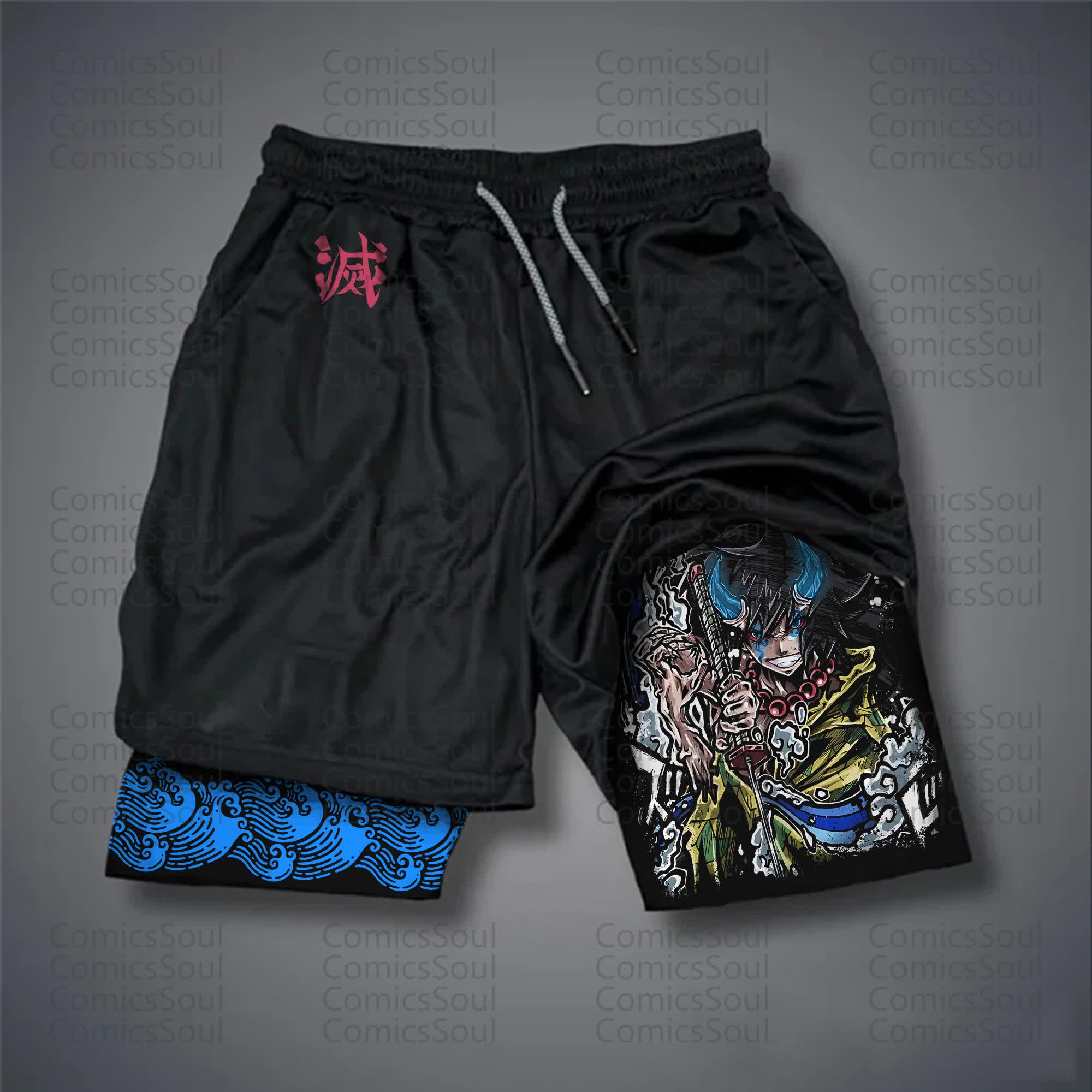 Unisex Casual Anime Streetwear Shorts 丨Comicssoul