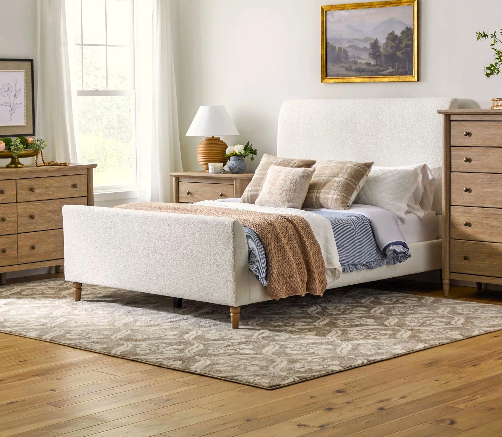 My Texas House Monroe 6-Drawer Dresser, Brushed Oak Finish - Image 9