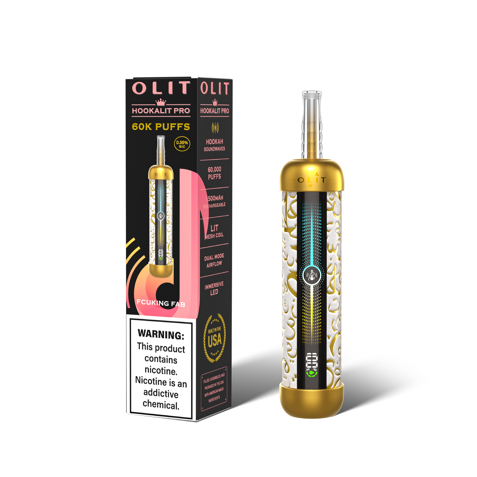 OLIT HOOKALIT PRO 60K DISPOSABLE