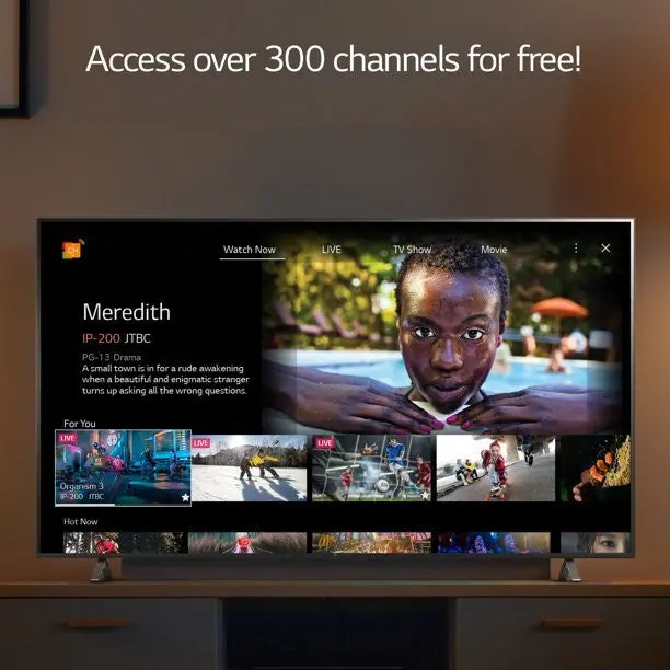LG 55-Inch NanoCell 75 Series 4K Smart TV - AI ThinQ, Ultra HD, HDR, WebOS Platform - Image 4 LG 55-Inch NanoCell 75 Series 4K Smart TV - AI ThinQ, Ultra HD, HDR, WebOS Platform - Image 4