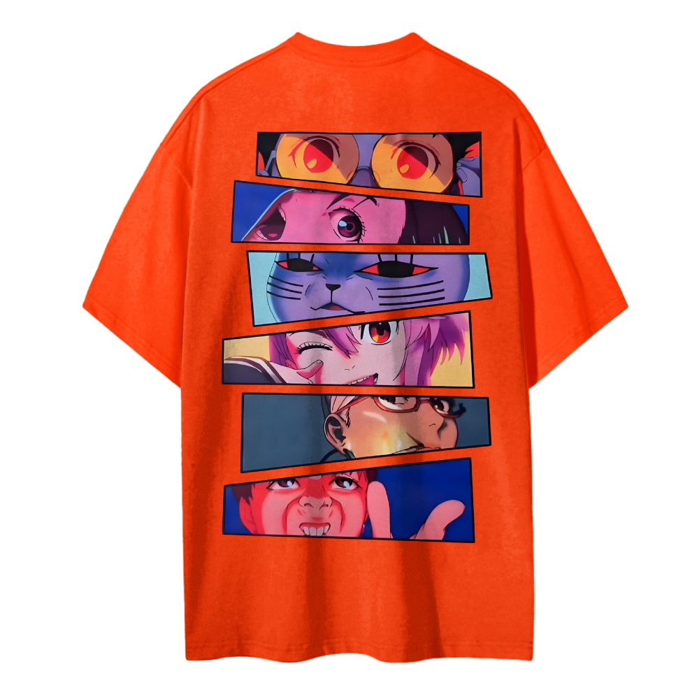DANDADAN Cotton Unisex Round Neck Anime T-shirt TeeThreads Sustain the Scene with Custom Apparel