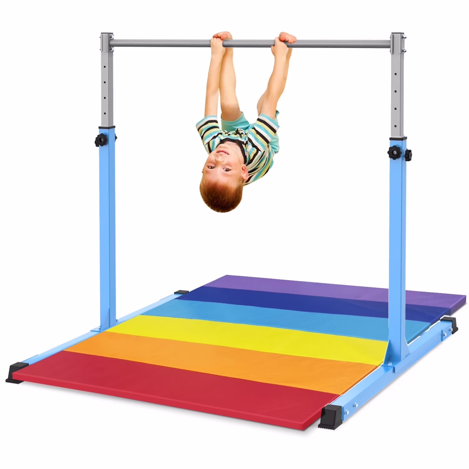 Safly Fun Anti Slip Adjustable Steel Gymnastics Bar, 50 in Width - Image 7
