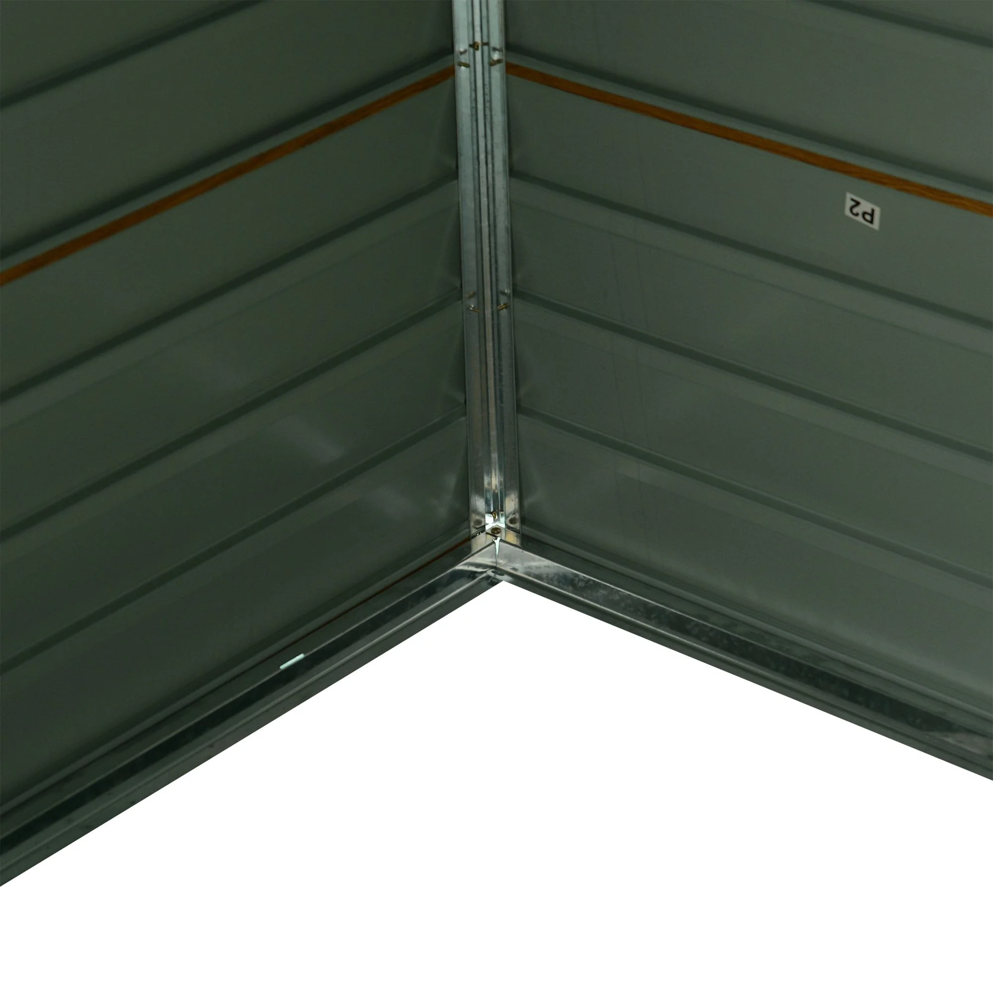 Outsunny 7' x 4' Metal Storage Shed Organizer, Garden Tool House with 4 Vents and 2 Sliding Doors for Backyard, Patio, Garage, Lawn, Dark Gray - Image 63