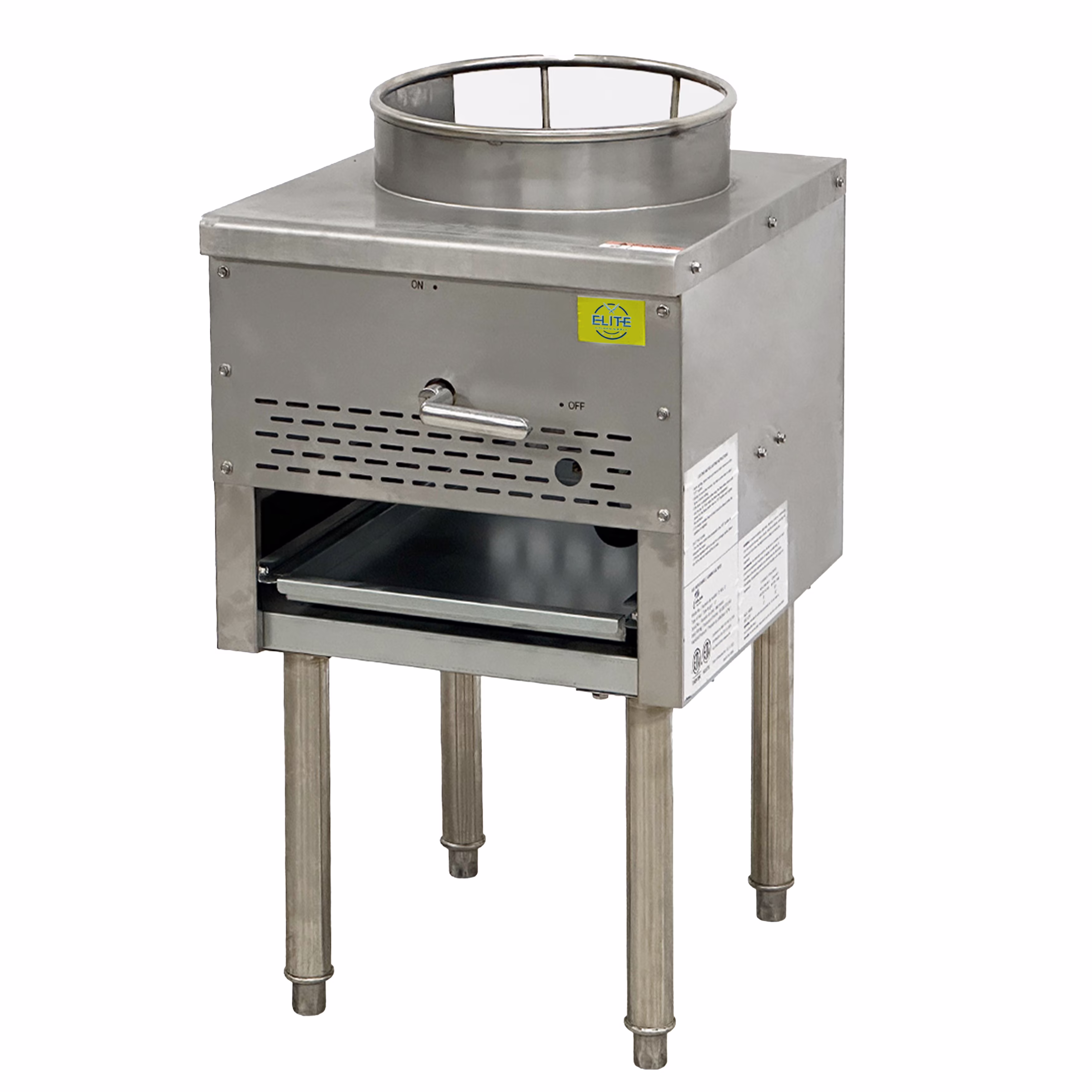 18 In. Commercial Heavy - Duty 1 Jet Burner Chinese Wok Range CP - WOK Propane 95, 000 BTU