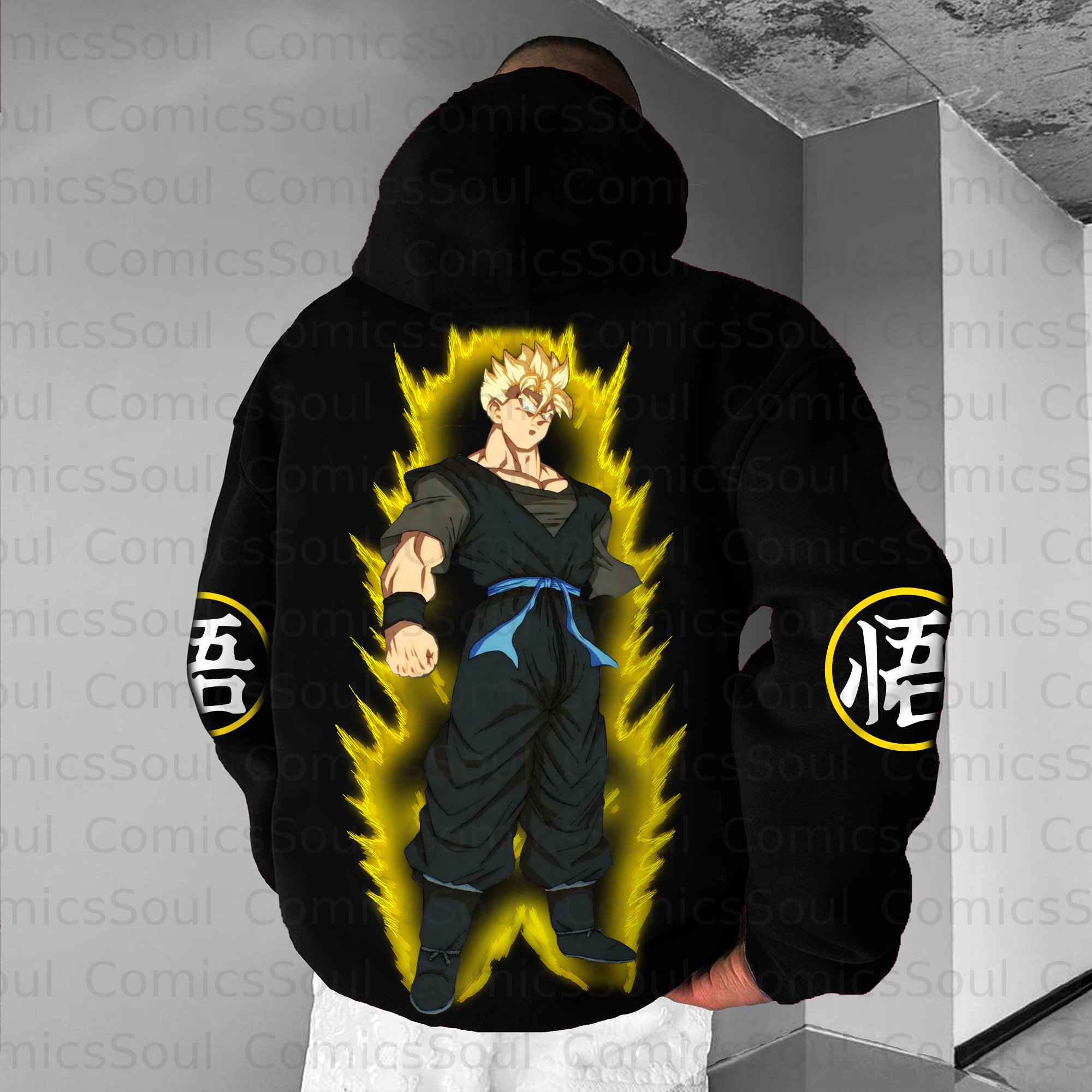 Unisex Anime Graphic Streetwear Vintage Plush Hoodie