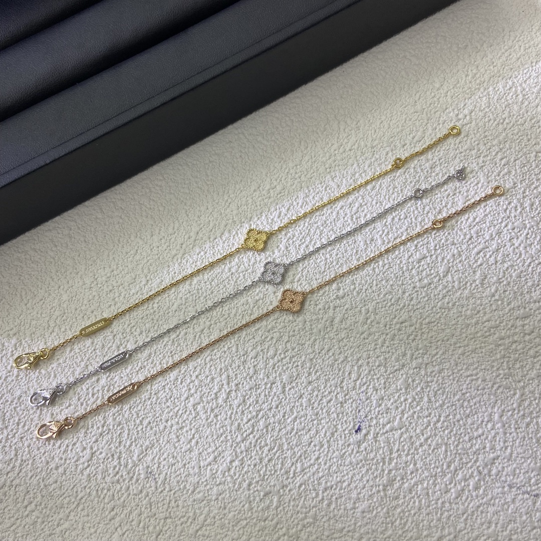 VCA Sweet Alhambra Bracelet ,1 Motif, No Diamond - Original Replica Club
