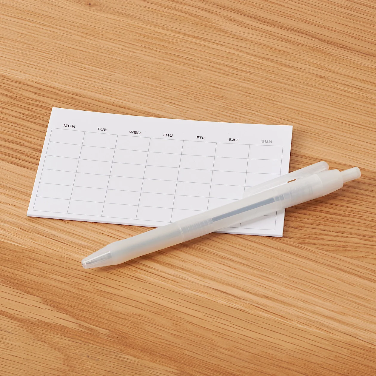 Weekly Schedule Sticky Notes (13 Sheets)