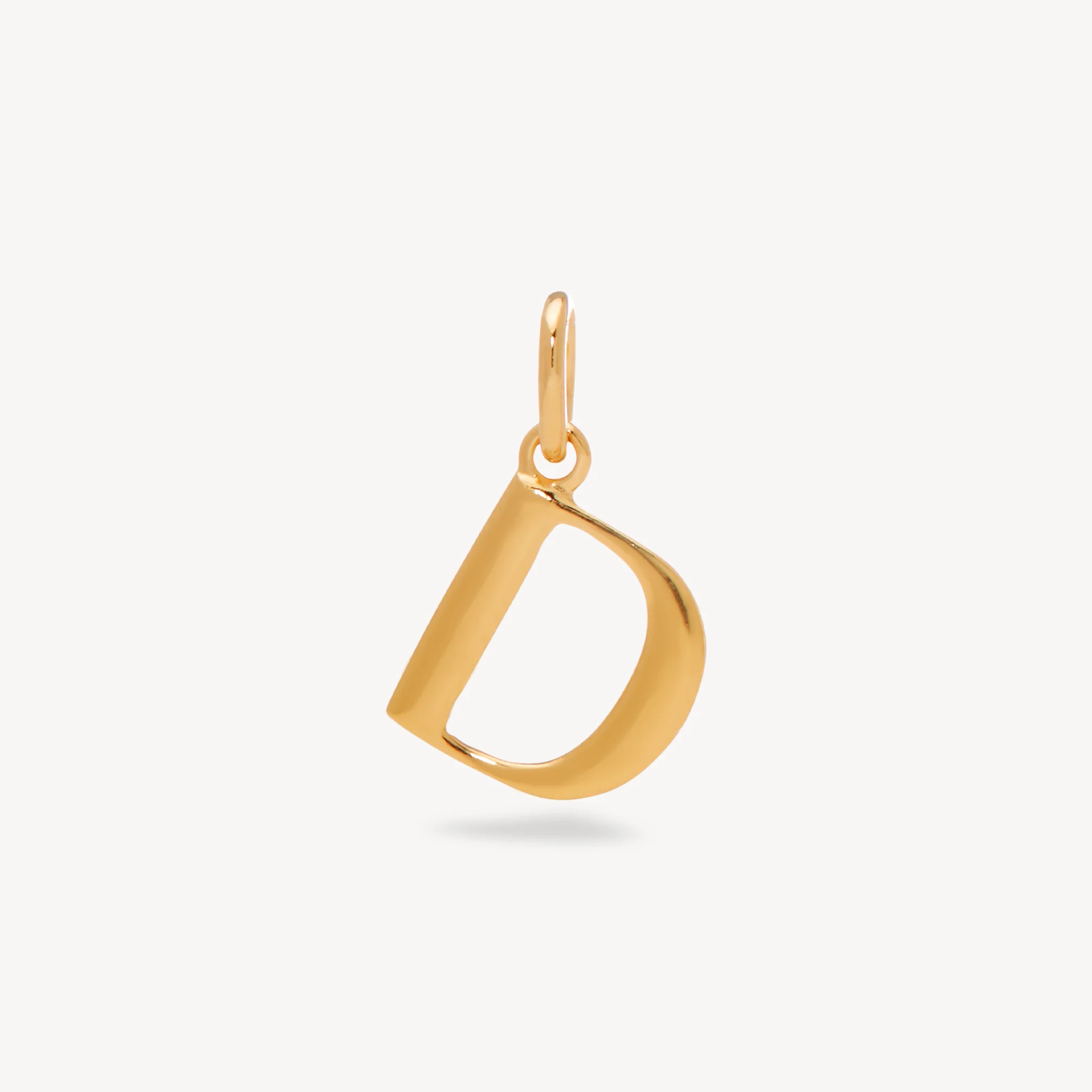 14k Gold Vermeil Letter Charm