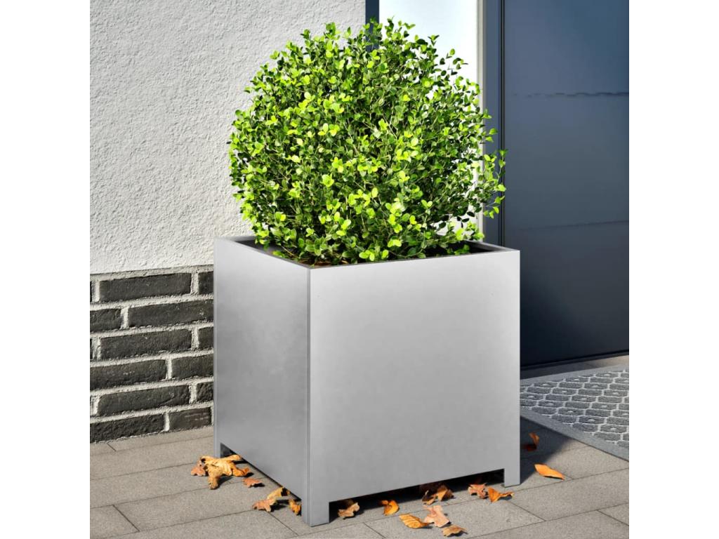 Decoratodo de acero galvanizado 50x50x50 cm