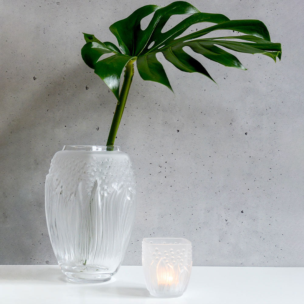 PHOTOPHORE MUGUET - CRISTAL INCOLORE
