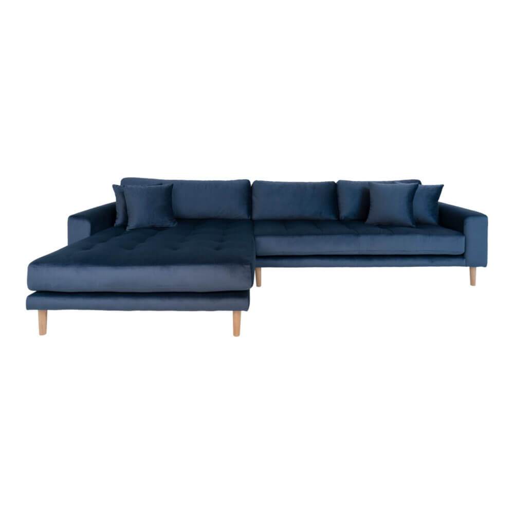 Sofá izquierdo – Terciopelo azul oscuro n9l42wd48