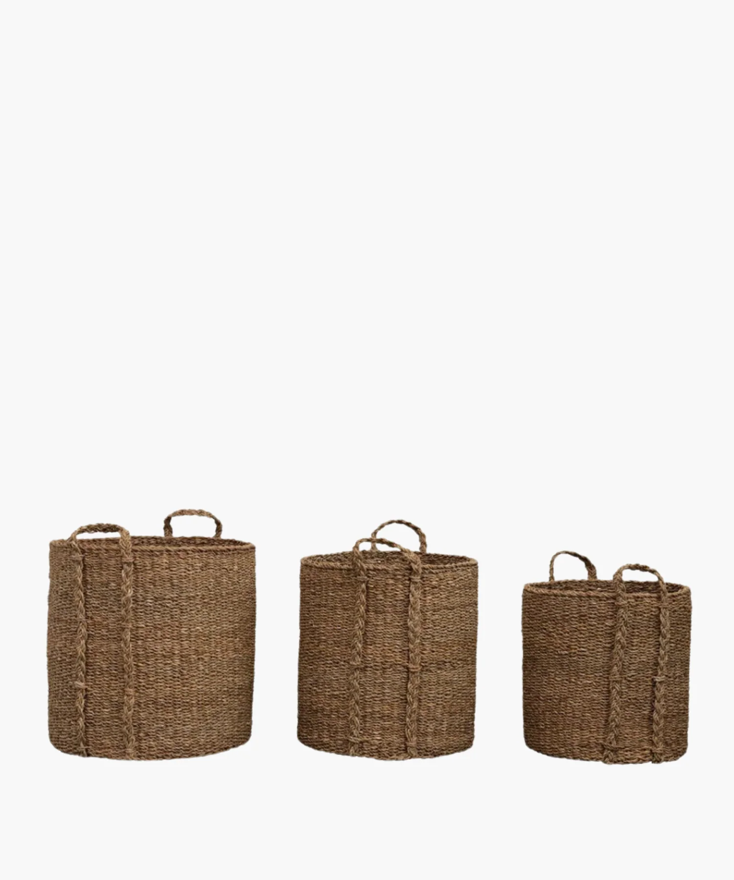 Round Log Basket