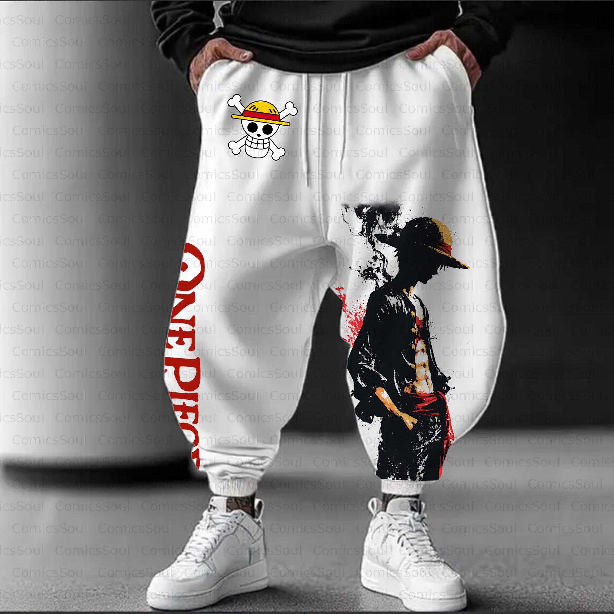 Unisex Casual Anime Streetwear Pant