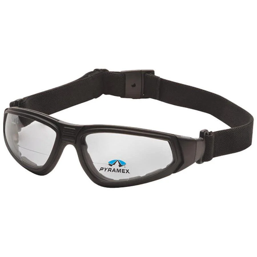 Pyramex XSG Bifocal Safety Goggle Black Frame Clear Anti-Fog Lens - KTF Painting Interior Exterior