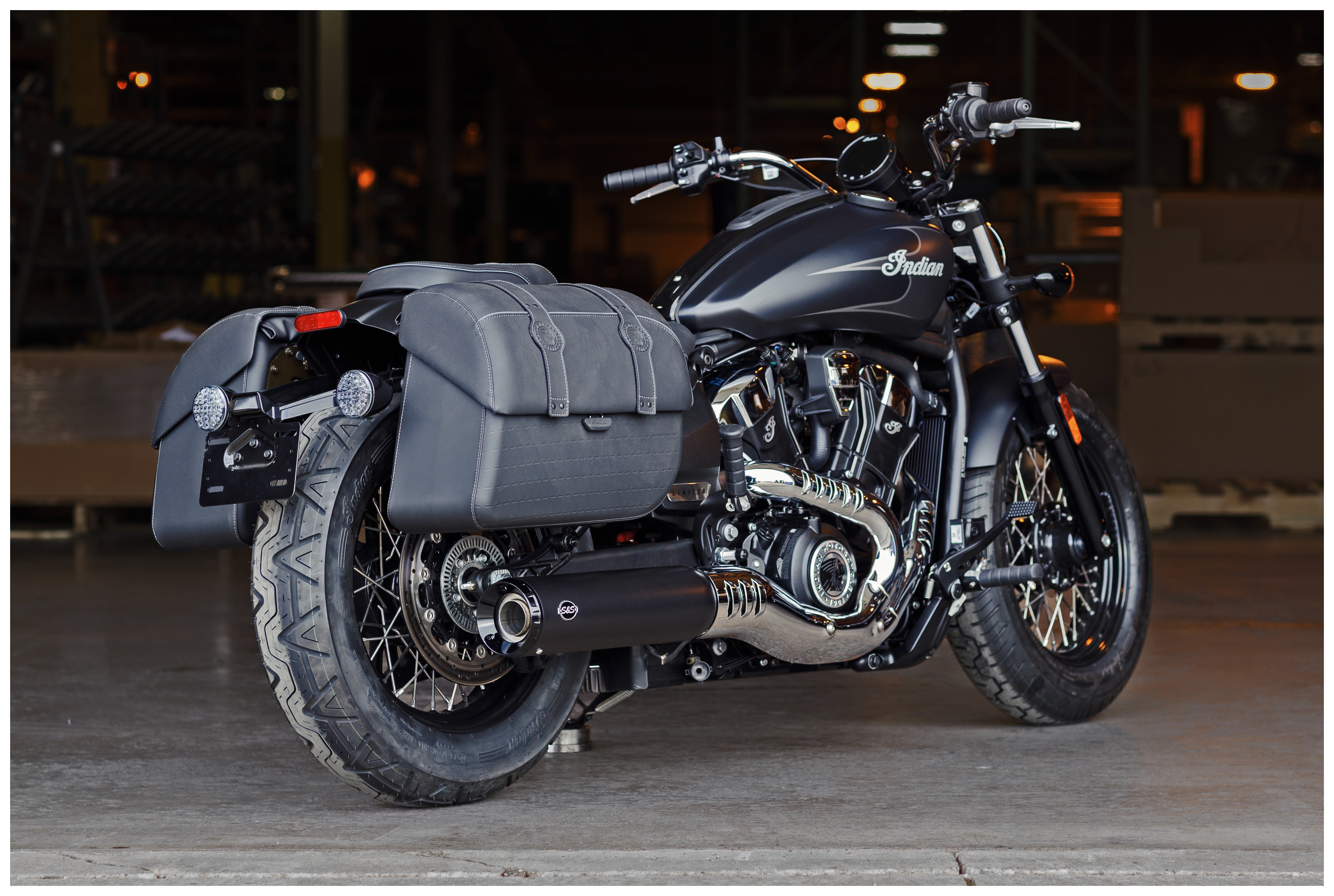 SportsBikeShop S&S Cycle Grand National 50 State Slip-On Muffler For Indian Scout 2025