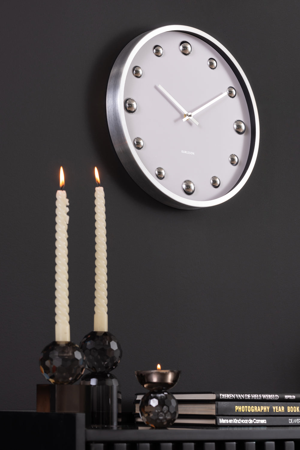 Karlsson - Wall Clock Shiny Dots