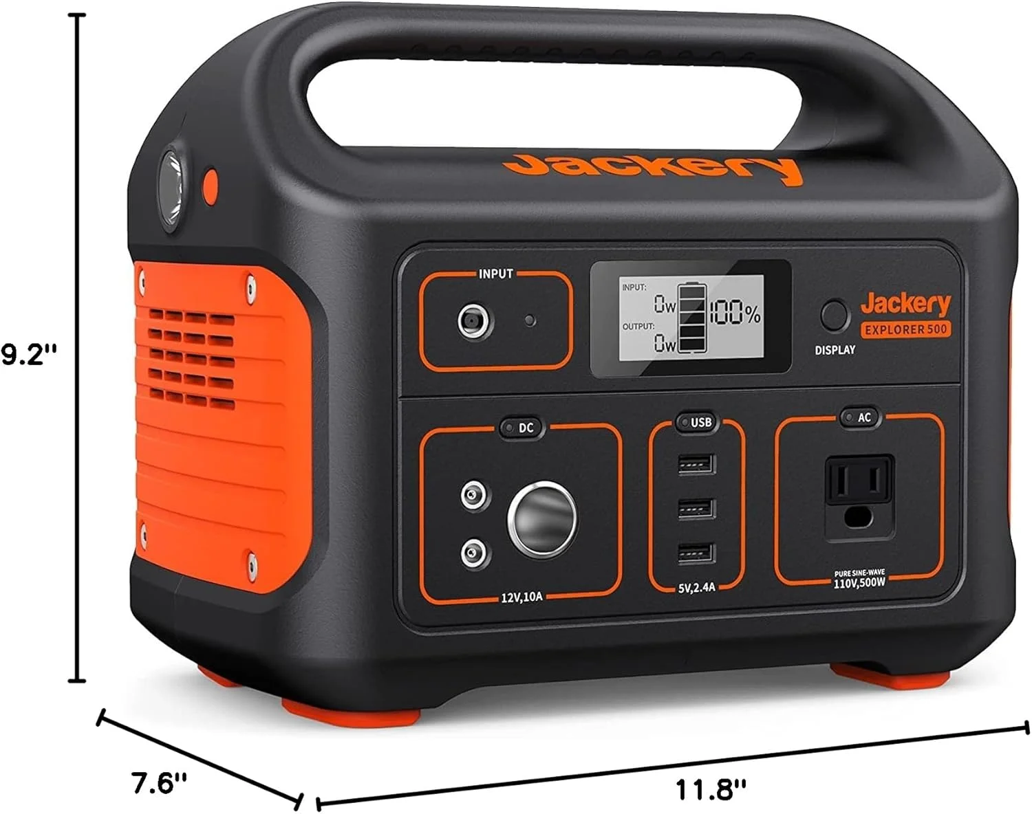 Jackery Portable Power Station Explorer 500, 500W Continuous/1000W Peak Portable Power Stations - Image 13