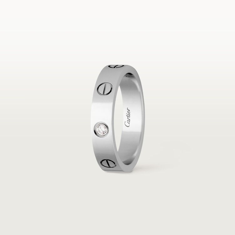 Replicate LOVE ring, small model, 1 diamond(1:1 replica) - Original Replica Club