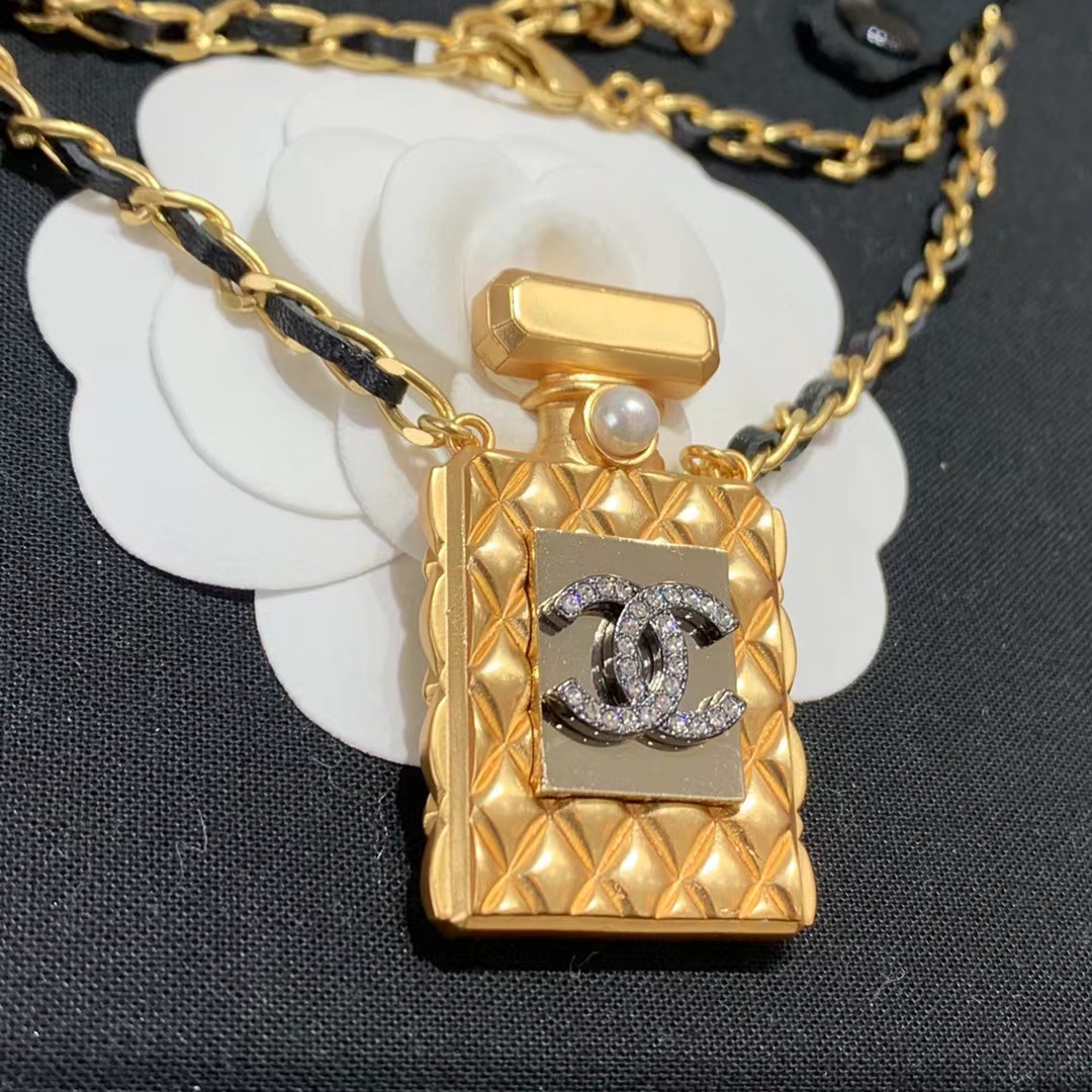 Chanel Perfume Bottle Necklace - Original Replica Club
