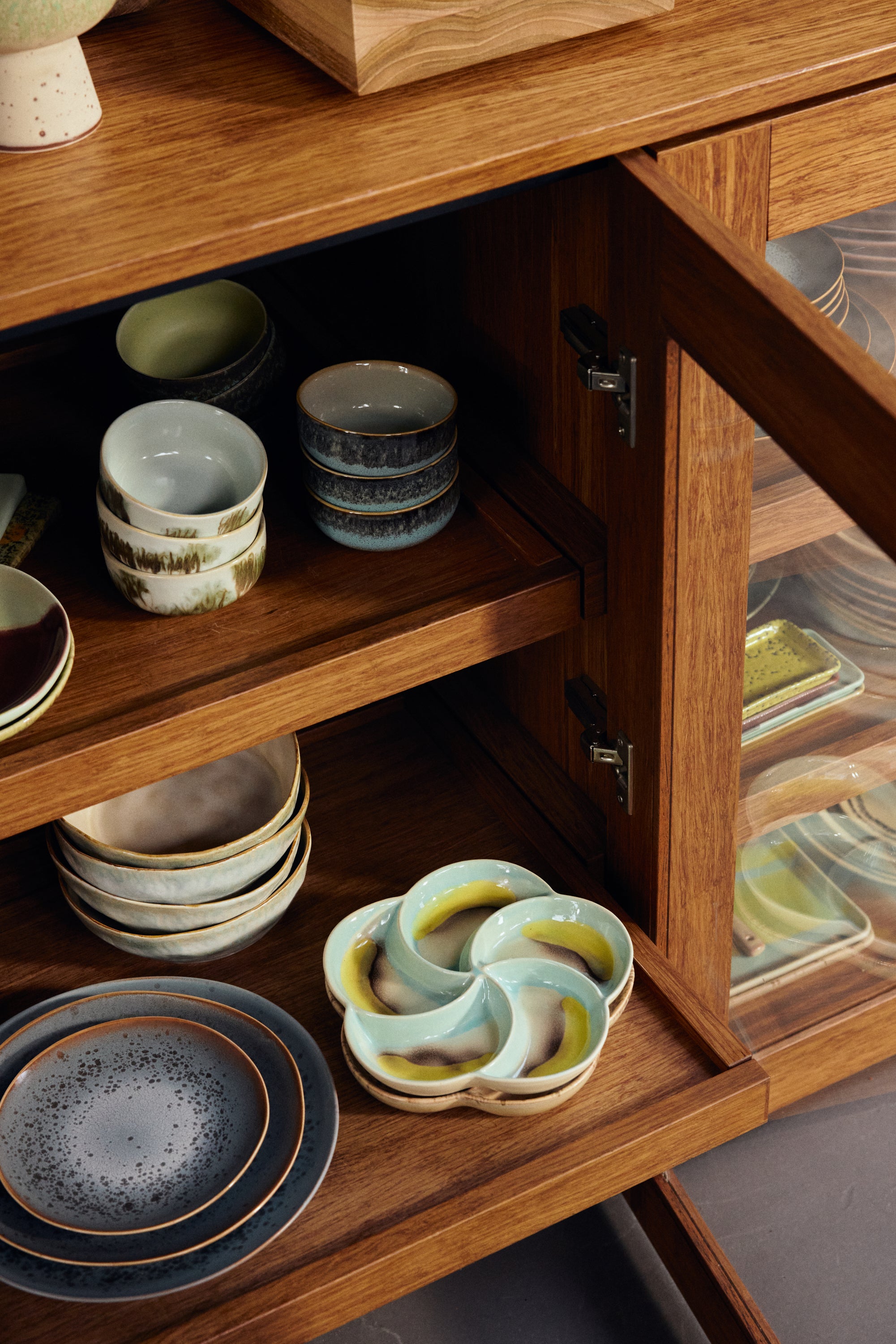 HKliving 70's Ceramics Snackschaal - Glint