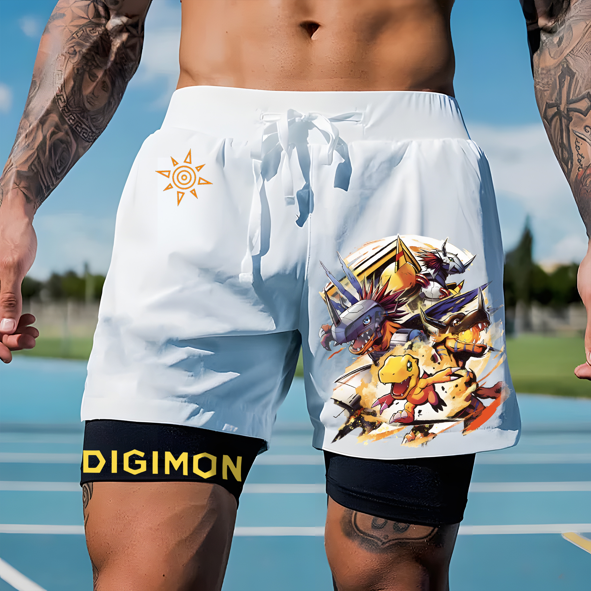 Unisex  “Comicssoul” Casual Anime Streetwear Shorts
