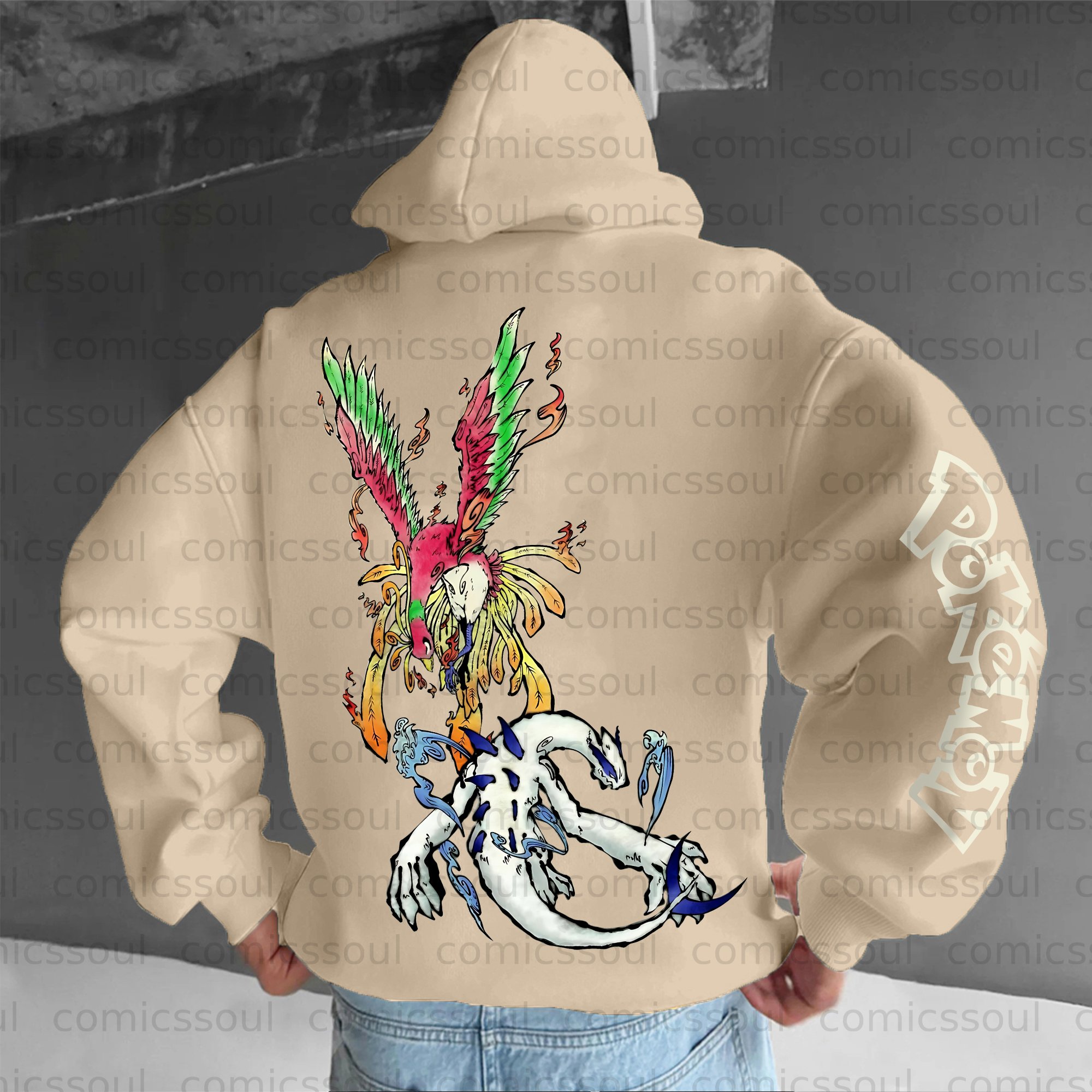 Unisex Anime Graphic Streetwear Vintage Plush Hoodie