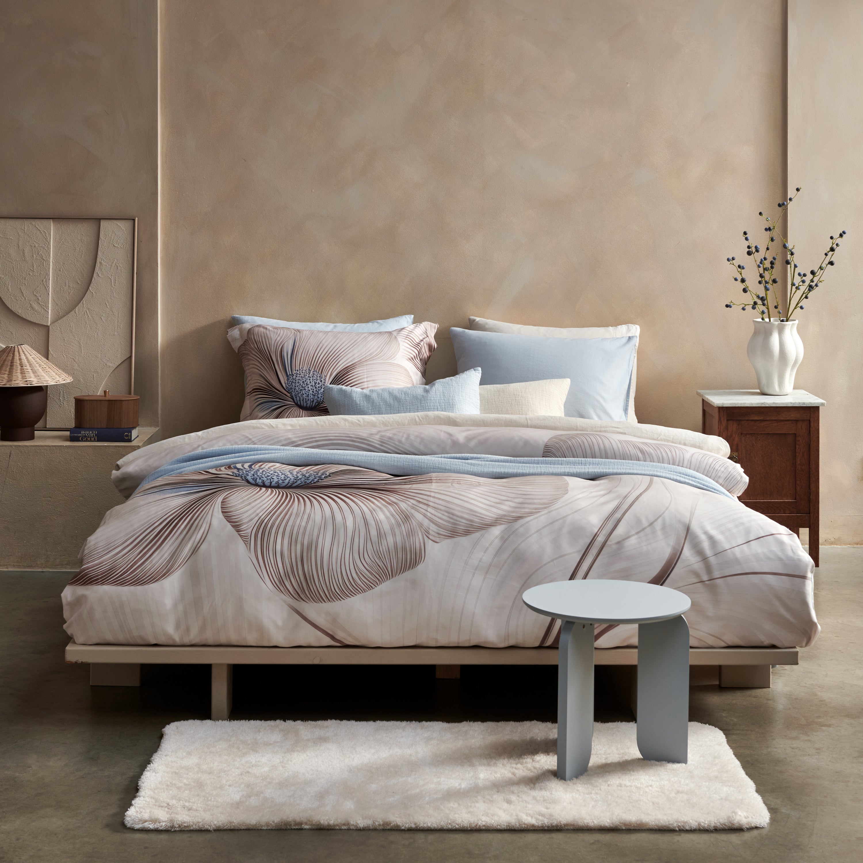 Vandyck Royal Garden Dekbedovertrek 200x200/220 cm - Cream Tan