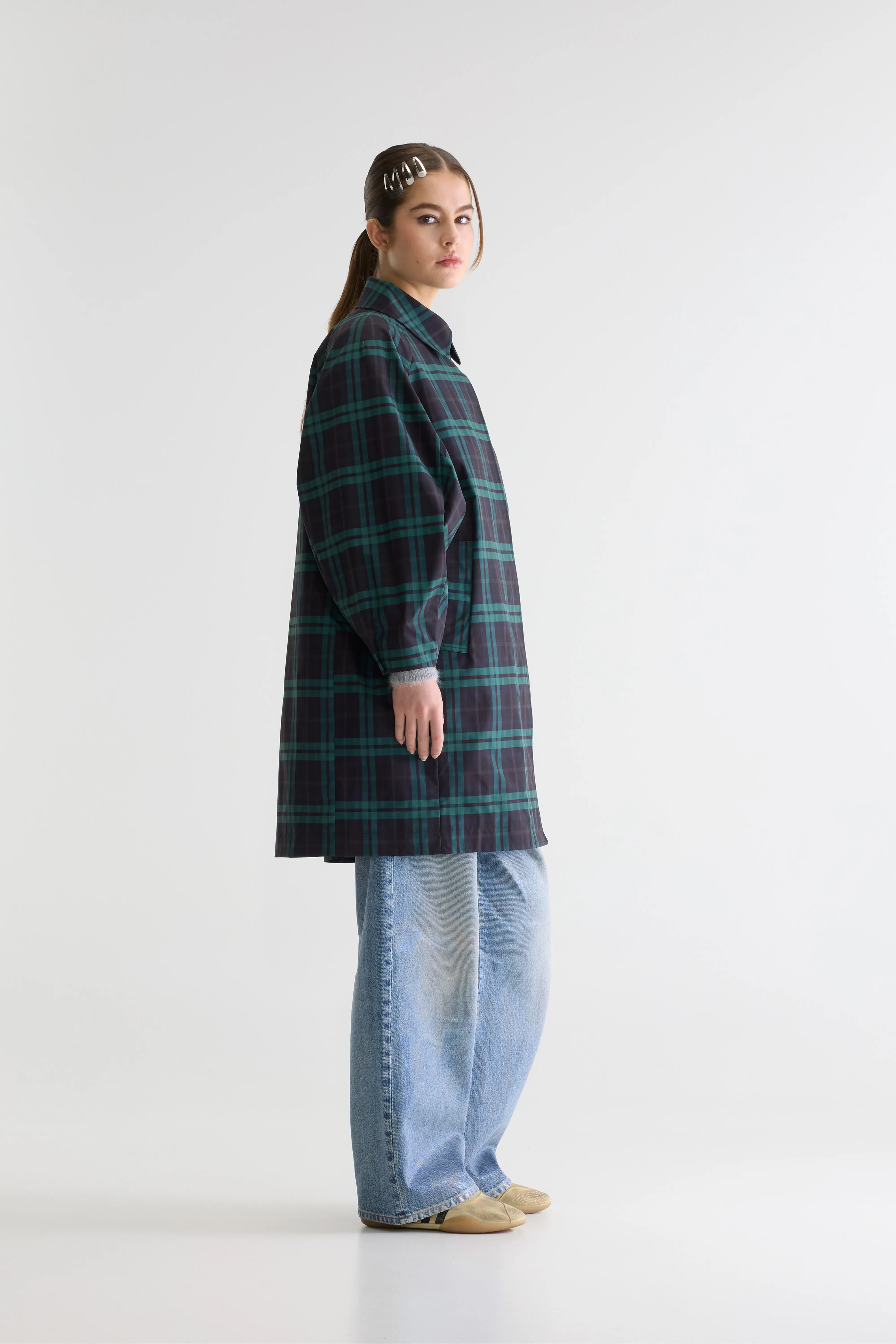 Bellerose Julie trench coat (261 / W / CHECK A)