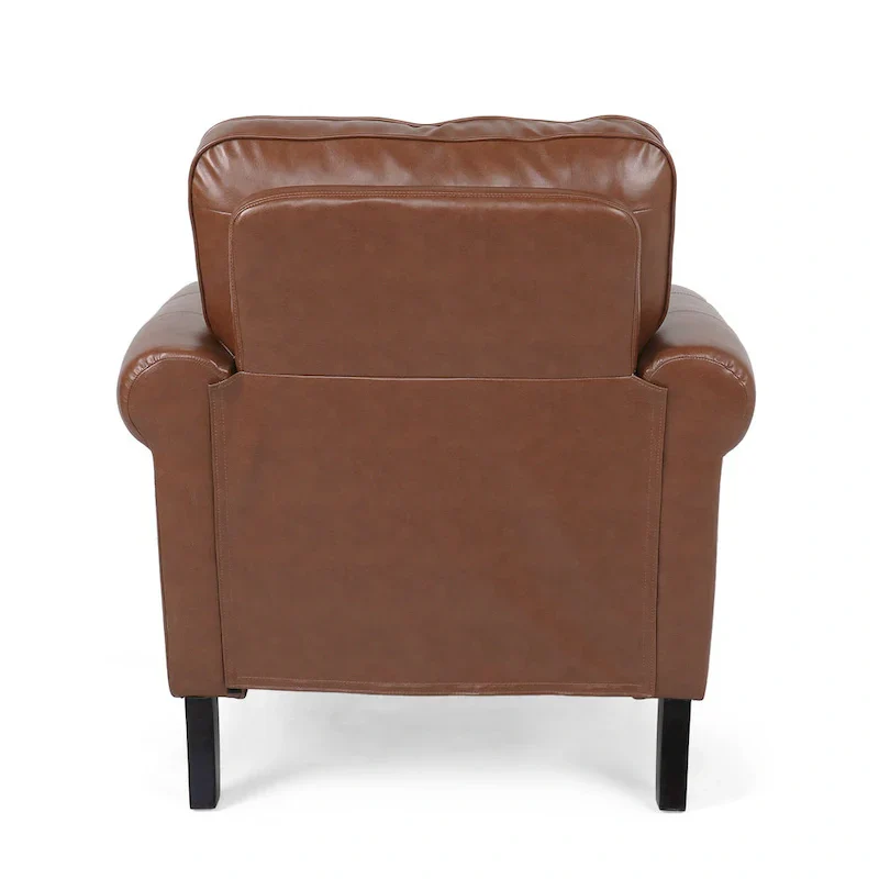 Christopher Knight Home Dowd Faux Leather 3-Piece Club Chair and Sofa Set
