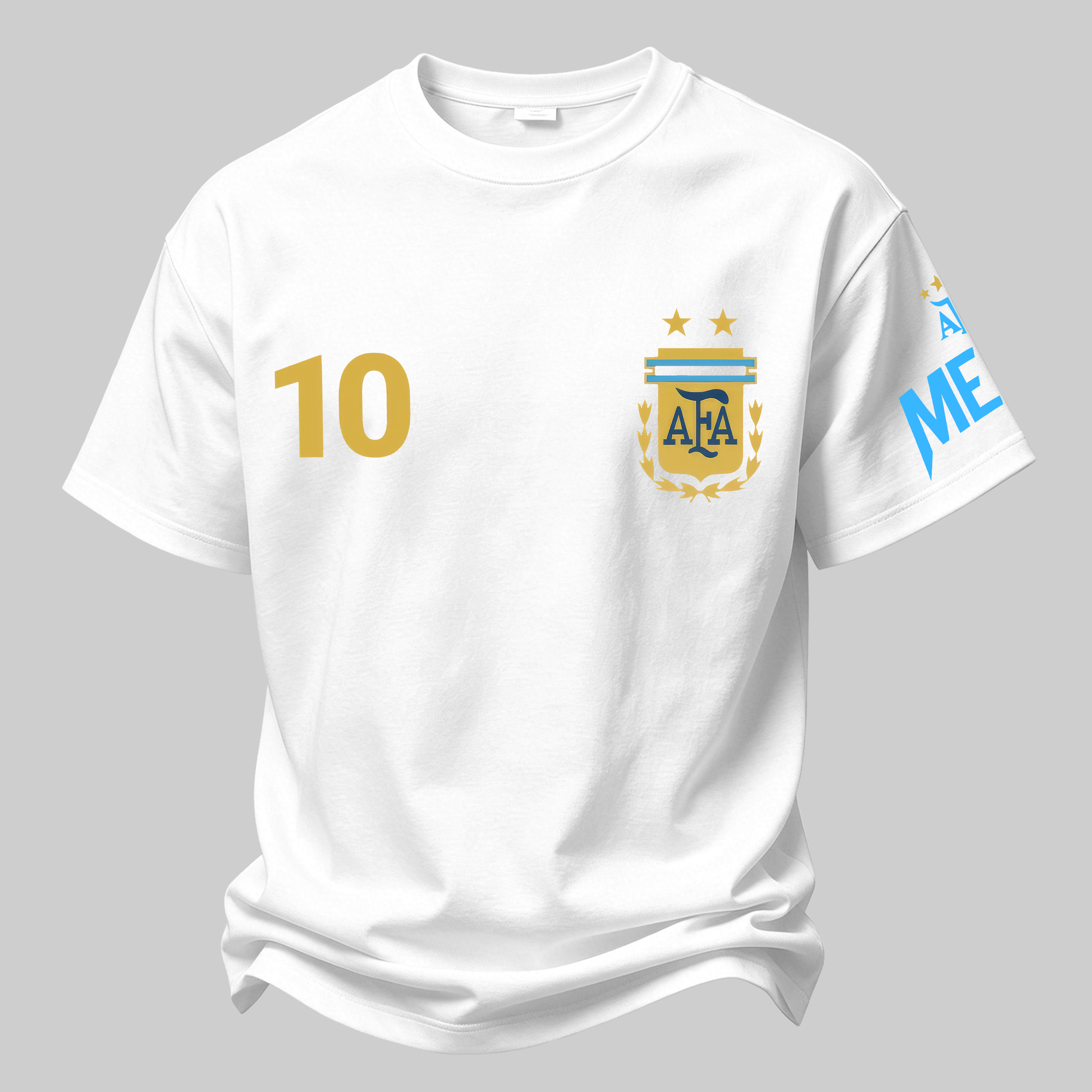 Football Fan No 10 Printed Oversized Unisex T-shirt