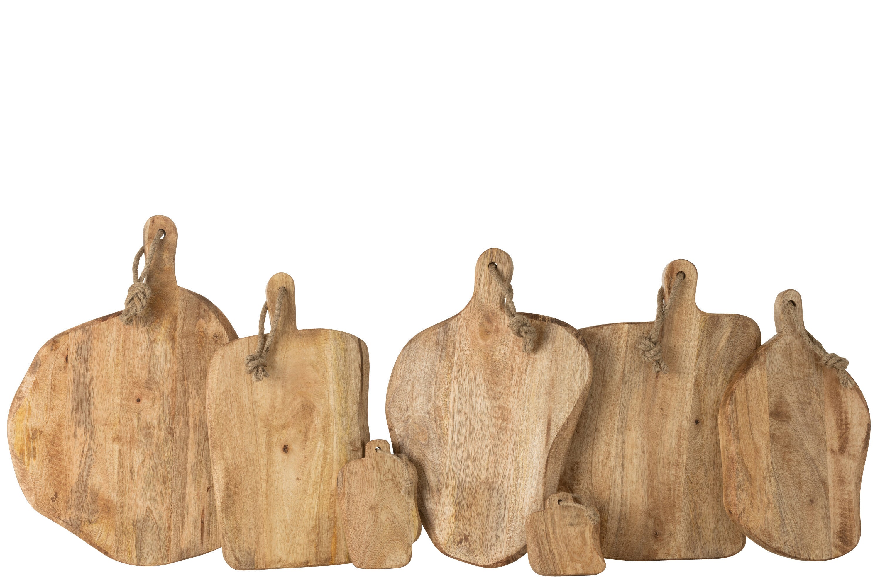 J-Line snijplank Organic Rond snijplank - hout - naturel - large