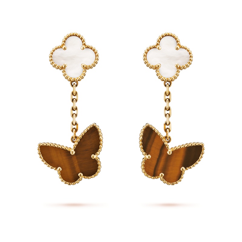 Replicate Lucky Alhambra earrings, 2 motifs(1:1 replica) - Original Replica Club